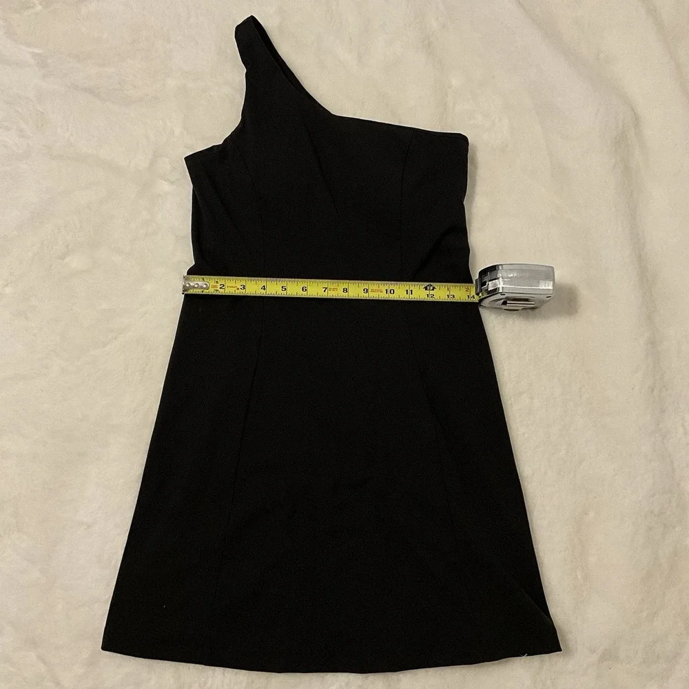 Outdoor Voices Womens One Shoulder Dress Black Activewear Size Small Athletic - Picture 6 of 6